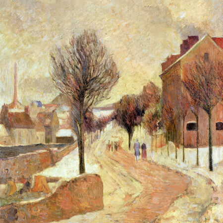 Πινακας σε καμβά PAUL GAUGUIN - SUBURB UNDER SNOW - Paul Gauguin Sticky 5