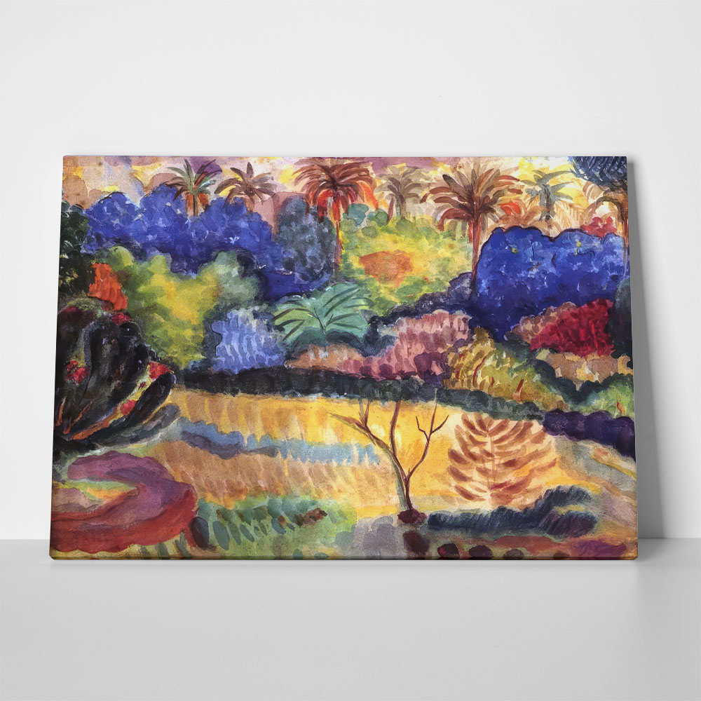 Πινακας σε καμβά PAUL GAUGUIN - TAHITIAN LANDSCAPE 1897