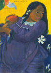 Πινακας σε καμβά PAUL GAUGUIN - TAHITIAN WOMAN WITH A MANGO