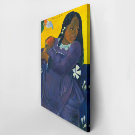 Πινακας σε καμβά PAUL GAUGUIN - TAHITIAN WOMAN WITH A MANGO - Paul Gauguin Sticky 2