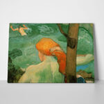 Πινακας σε καμβά PAUL GAUGUIN - THE BATHING PLACE