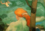 Πινακας σε καμβά PAUL GAUGUIN - THE BATHING PLACE