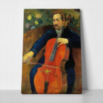 Πινακας σε καμβά PAUL GAUGUIN - THE CELLIST