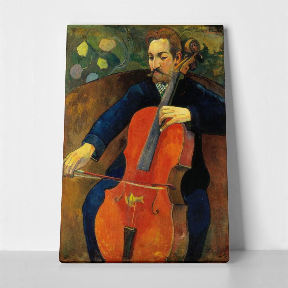 Πινακας σε καμβά PAUL GAUGUIN - THE CELLIST