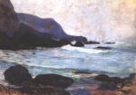 Πινακας σε καμβά PAUL GAUGUIN - THE COAST OF BELLANGENAY