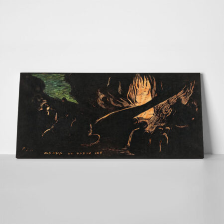 Πίνακας Πανοραμικός σε καμβά PAUL GAUGUIN - THE DEVIL SPEAKS