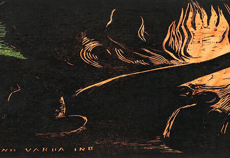 Πίνακας Πανοραμικός σε καμβά PAUL GAUGUIN - THE DEVIL SPEAKS - Paul Gauguin Sticky 5