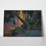 Πινακας σε καμβά PAUL GAUGUIN - THE FIRE DANCE