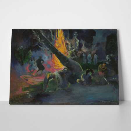 Πινακας σε καμβά PAUL GAUGUIN - THE FIRE DANCE