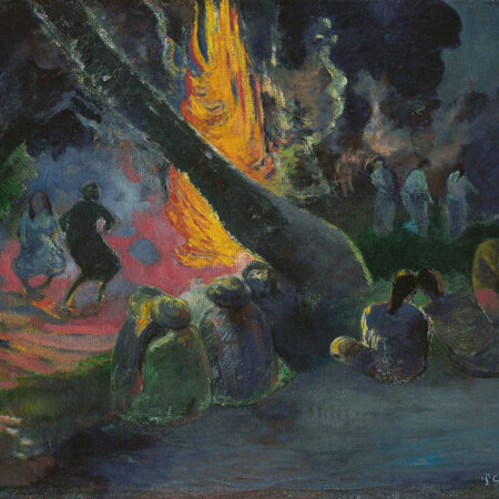 Πινακας σε καμβά PAUL GAUGUIN - THE FIRE DANCE - Paul Gauguin Sticky 5
