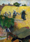 Πινακας σε καμβά PAUL GAUGUIN - THE HAYSTACKS