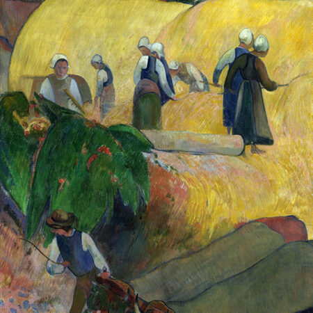 Πινακας σε καμβά PAUL GAUGUIN - THE HAYSTACKS - Paul Gauguin Sticky 5