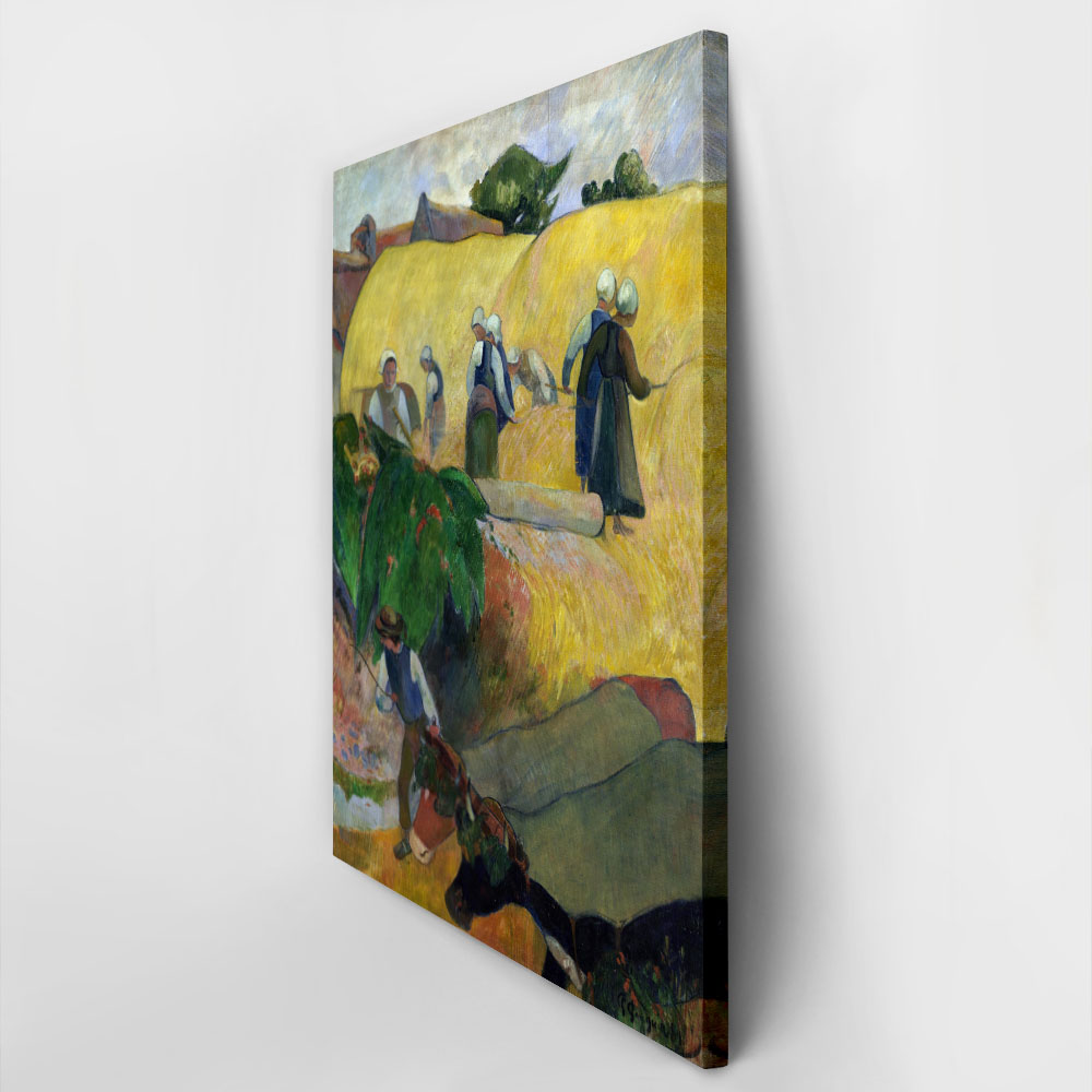 Πινακας σε καμβά PAUL GAUGUIN - THE HAYSTACKS