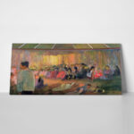 Πίνακας Πανοραμικός σε καμβά PAUL GAUGUIN - THE HOUSE OF SONGS