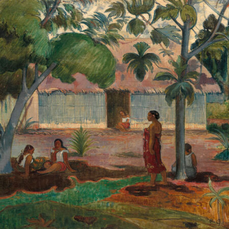 Πινακας σε καμβά PAUL GAUGUIN - THE LARGE TREE - Paul Gauguin Sticky 5