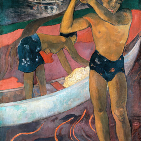 Πινακας σε καμβά PAUL GAUGUIN - THE MAN WITH AN AXE - Paul Gauguin Sticky 5