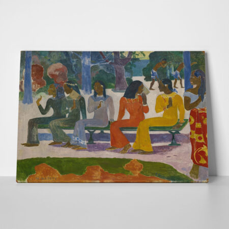 Πινακας σε καμβά PAUL GAUGUIN - THE MARKET
