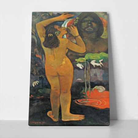 Πινακας σε καμβά PAUL GAUGUIN - THE MOON AND THE EARTH
