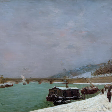 Πινακας σε καμβά PAUL GAUGUIN - THE SEINE AT HE PONT D'IÉNA - Paul Gauguin Sticky 5
