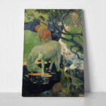 Πινακας σε καμβά PAUL GAUGUIN - THE WHITE HORSE