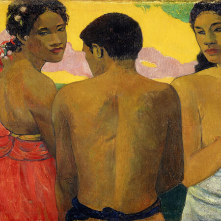 Πινακας σε καμβά PAUL GAUGUIN - THREE TAHITIANS - Paul Gauguin Sticky 5
