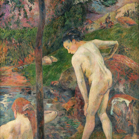 Πινακας σε καμβά PAUL GAUGUIN - TWO GIRLS BATHING - Paul Gauguin Sticky 5