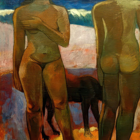 Πινακας σε καμβά PAUL GAUGUIN - TWO TAHITIAN WOMEN ON THE BEACH - Paul Gauguin Sticky 5