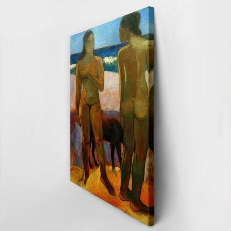 Πινακας σε καμβά PAUL GAUGUIN - TWO TAHITIAN WOMEN ON THE BEACH - Paul Gauguin Sticky 2