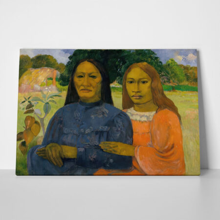 Πινακας σε καμβά PAUL GAUGUIN - TWO WOMEN