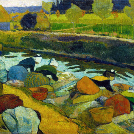 Πινακας σε καμβά PAUL GAUGUIN - WASHERWOMEN AT THE ROUBINE DU ROI CANA - Paul Gauguin Sticky 5