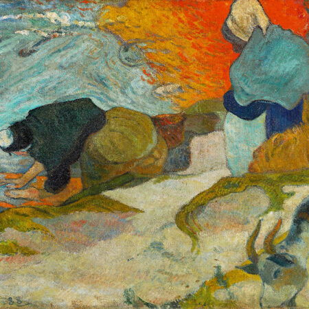 Πινακας σε καμβά PAUL GAUGUIN - WASHERWOMEN IN ARLES - Paul Gauguin Sticky 5