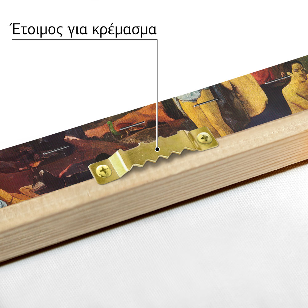 Πίνακας Πανοραμικός σε καμβά PAUL GAUGUIN - WHERE DO WE COME FROM