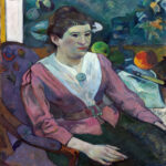 Πίνακας σε καμβά PAUL GAUGUIN - WOMAN IN FRONT OF A STILL LIFE