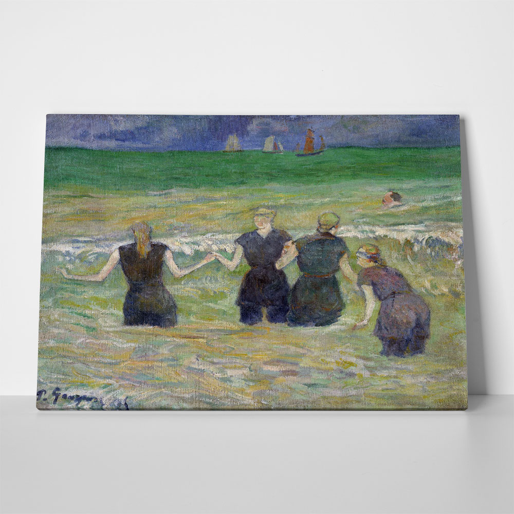Πινακας σε καμβά PAUL GAUGUIN - WOMEN SUNBATHING
