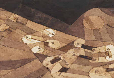 Πίνακας Πανοραμικός σε καμβά PAUL KLEE - AEOLIAN HARP - Paul Klee Sticky 5