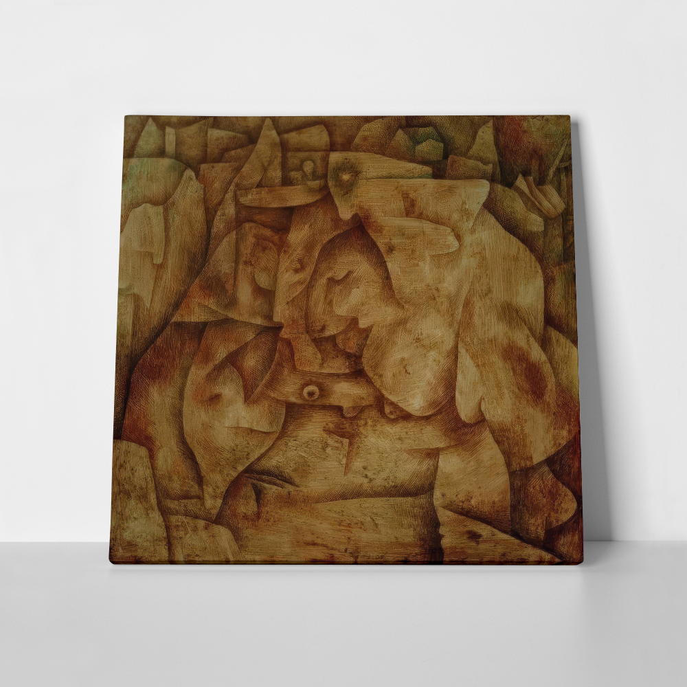 Πίνακας σε καμβά PAUL KLEE - BEWITCHED PETRIFIED