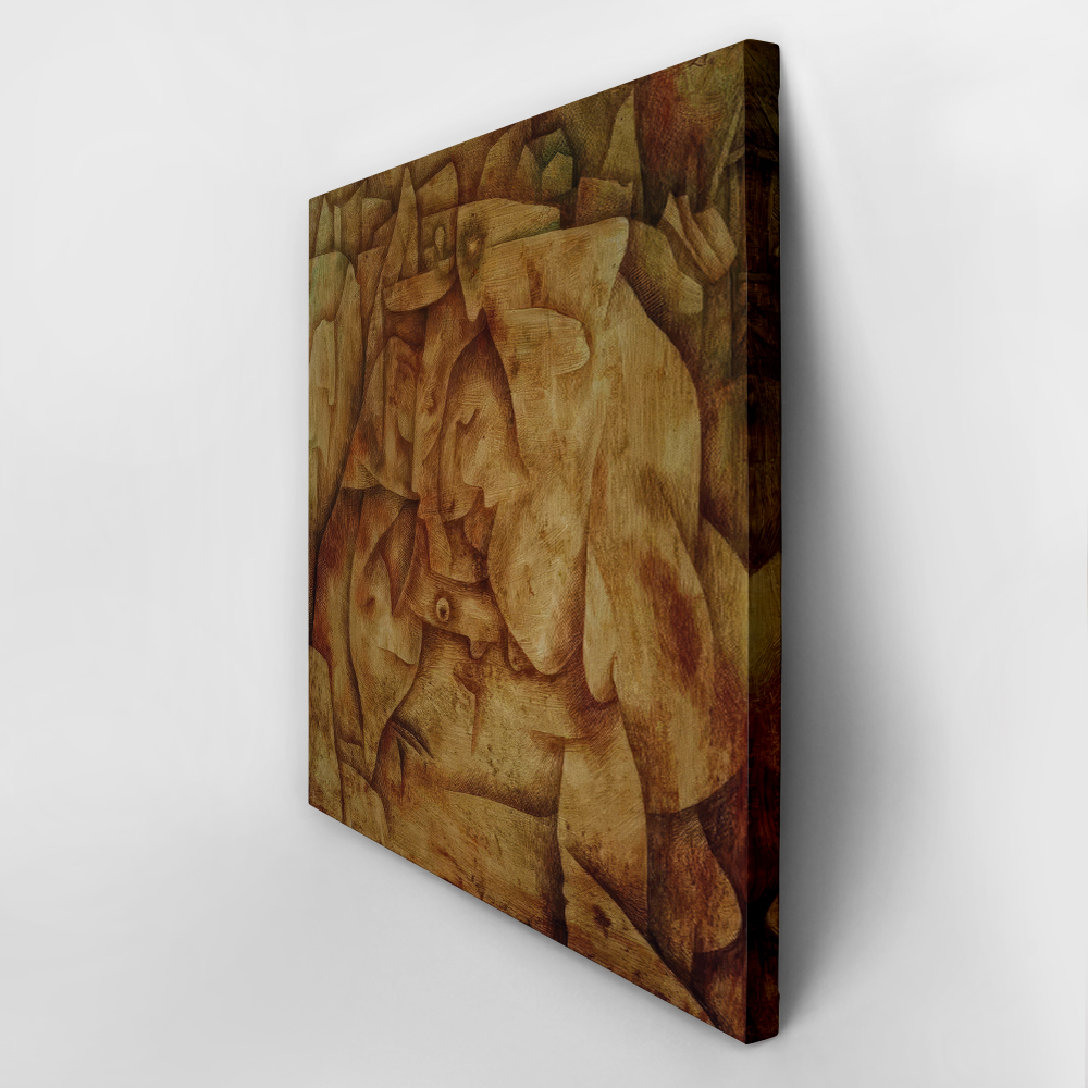 Πίνακας σε καμβά PAUL KLEE - BEWITCHED PETRIFIED