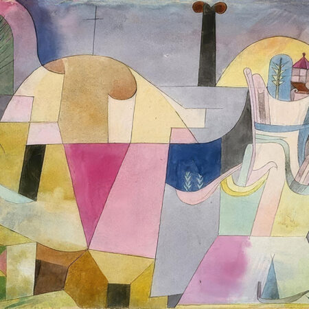 Πινακας σε καμβά PAUL KLEE - BLACK COLUMNS IN A LANDSCAPE - Paul Klee Sticky 5