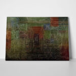 Πινακας σε καμβά PAUL KLEE - CASTLE TO BE BUILT IN THE WOODS