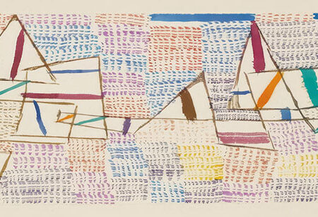 Πίνακας Πανοραμικός σε καμβά PAUL KLEE - CÔTE DE PROVENCE 7 - Paul Klee Sticky 5