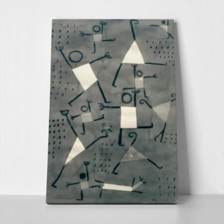 Πινακας σε καμβά PAUL KLEE - DANCES CAUSED BY FEAR - Paul Klee