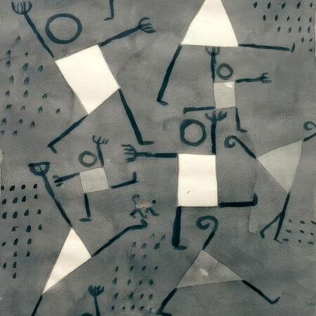 Πινακας σε καμβά PAUL KLEE - DANCES CAUSED BY FEAR - Paul Klee Sticky 5