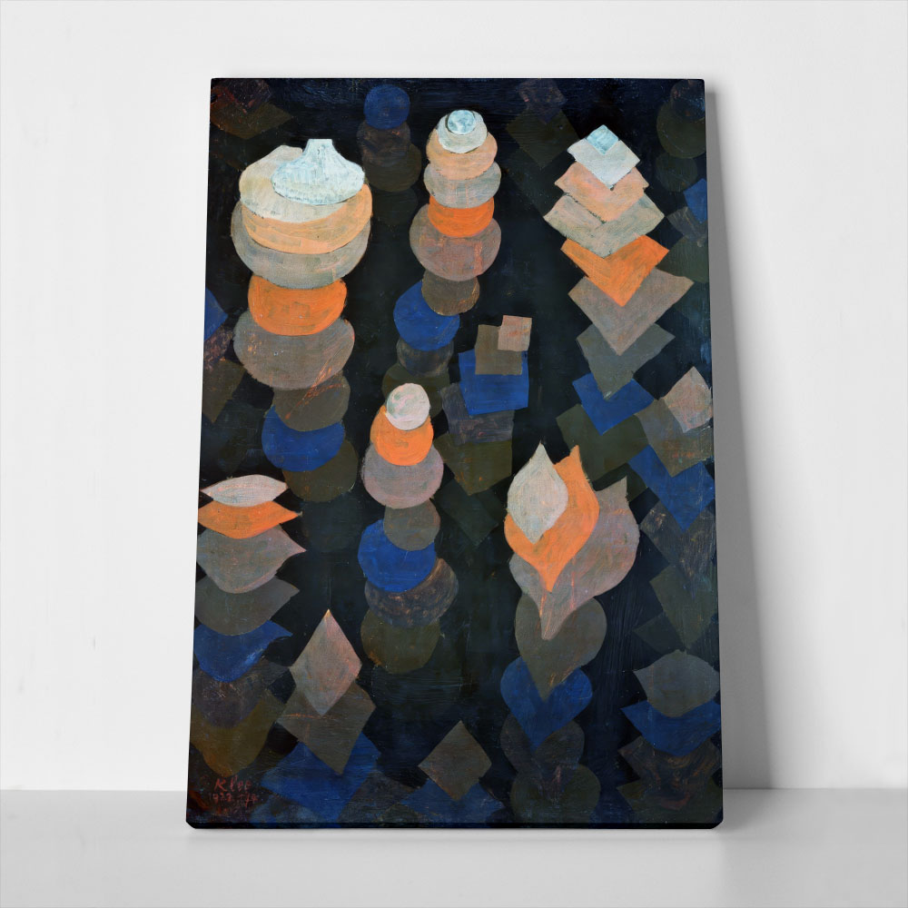 Πινακας σε καμβά PAUL KLEE - GROWTH OF THE NIGHT PLANTS