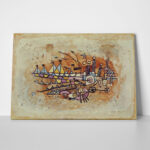Πινακας σε καμβά PAUL KLEE - HARBOUR SCENE