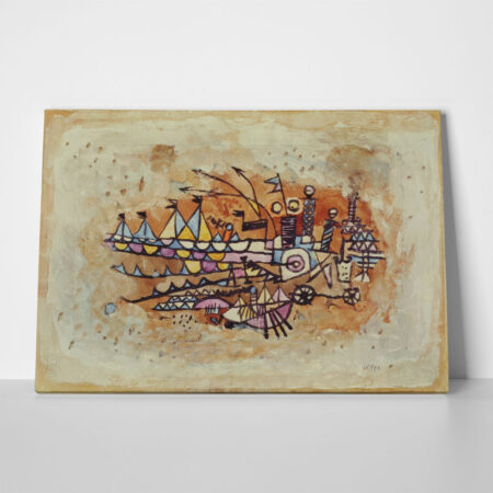 Πινακας σε καμβά PAUL KLEE - HARBOUR SCENE - Paul Klee