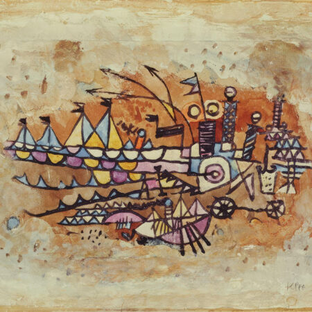 Πινακας σε καμβά PAUL KLEE - HARBOUR SCENE - Paul Klee Sticky 5