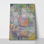 Πινακας σε καμβά PAUL KLEE - HARBOUR WITH SAILING SHIPS