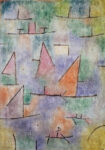 Πινακας σε καμβά PAUL KLEE - HARBOUR WITH SAILING SHIPS