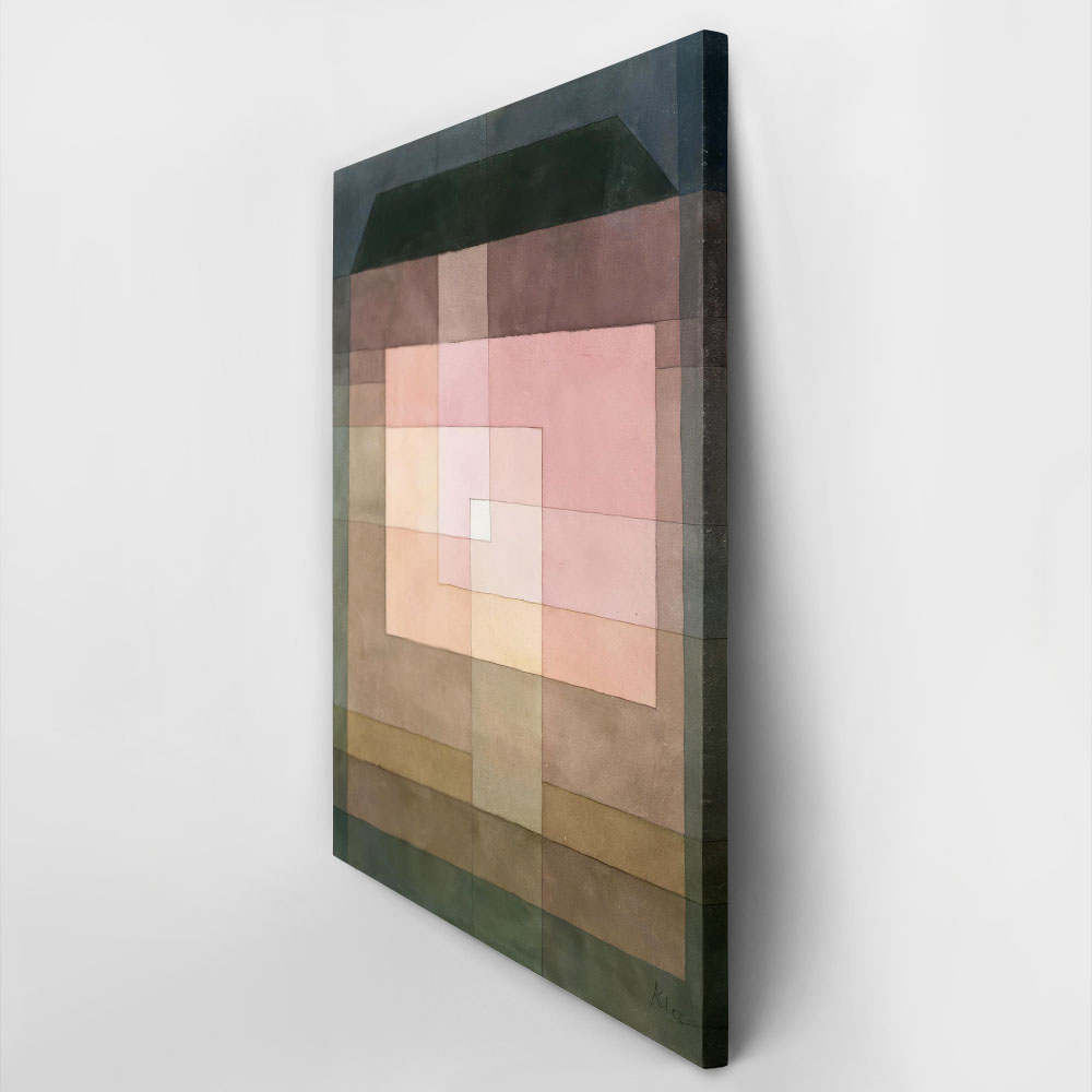 Πινακας σε καμβά PAUL KLEE - HOUSE OUTSIDE AND INSIDE