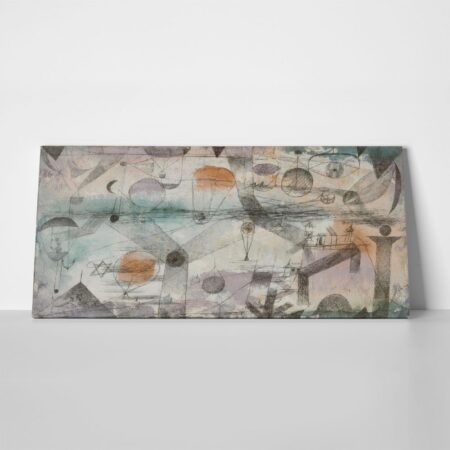 Πίνακας Πανοραμικός σε καμβά PAUL KLEE - IN THE REALM OF AIR - Paul Klee